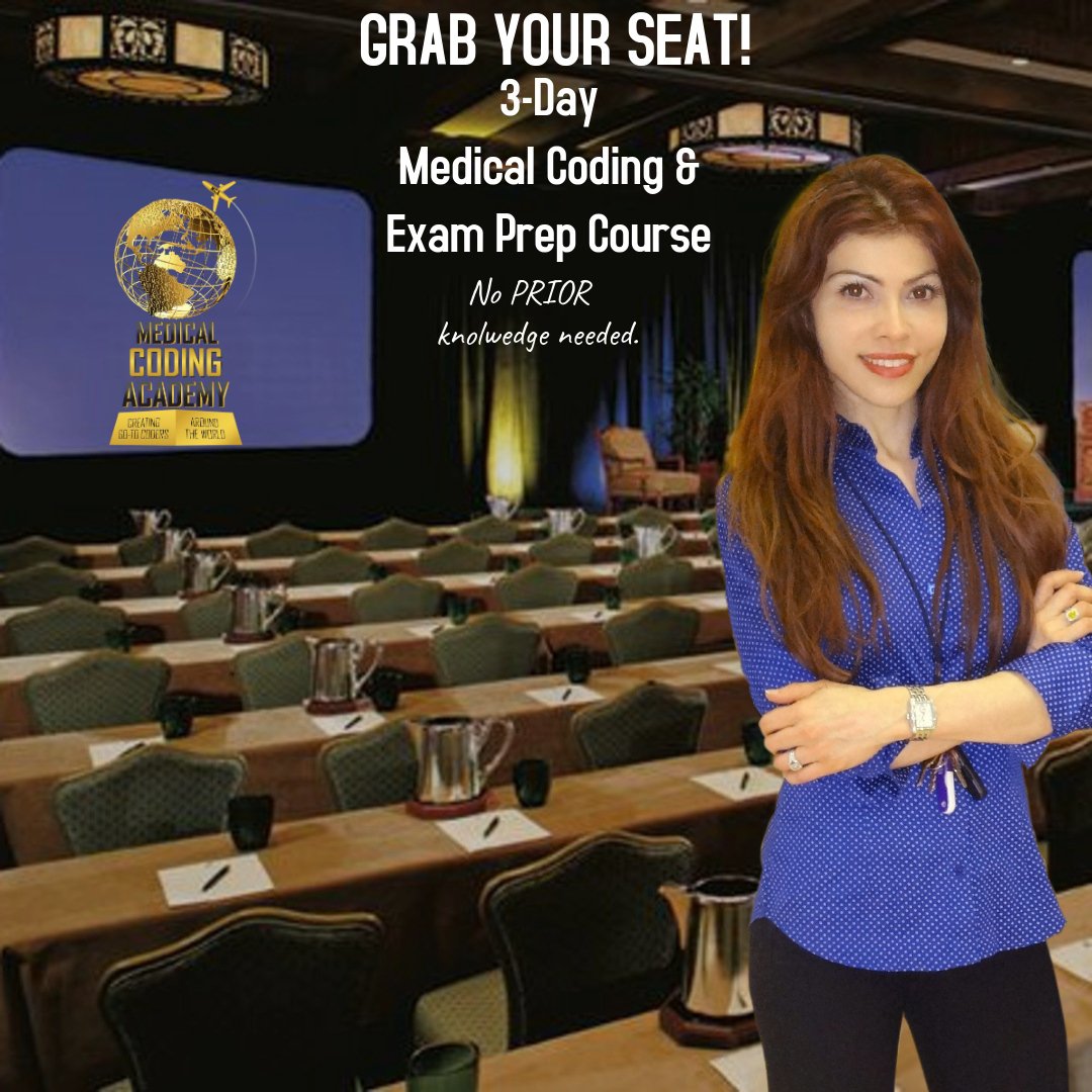 WebEmployed's tweet image. RT @MedicalCodingAc: Register for the next 3 Day Medical Coding & Exam Prep course!
No PRIOR knowledge or experience needed!
bit.ly/2FBPI6y
#gotocoders #icd10guidelines #daycodingcourse
#aapc #medicalbillingandcoding #ccsp
#ahima #workfromho…