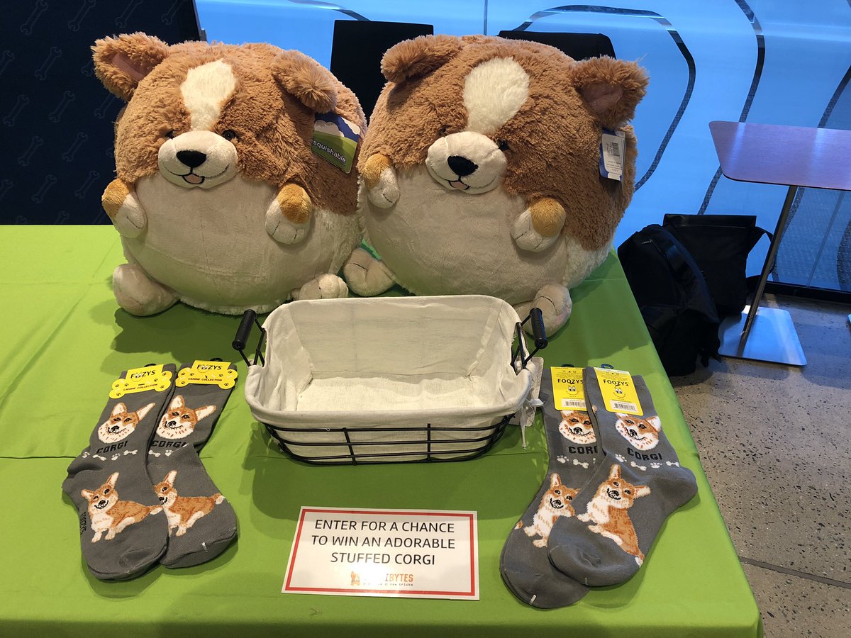 corgibytes's tweet image. The #MobProgramming2019 conference by @AgileNewEngland kicks off today. Stop by our table to say hi, grab some stickers, enter for a chance to win a stuffed Corgi, and debate the Oxford comma.