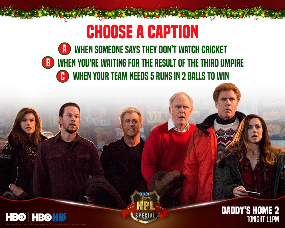 HBOINDIA's tweet photo. Can you come up with a crazier caption? #DaddysHome2 #HPLOnHBO #11PmNotOut https://t.co/HjHf2M0R5M