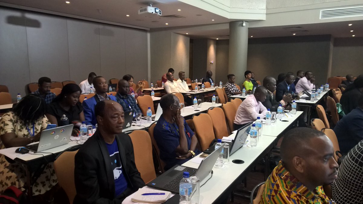 scccsierraleone's tweet photo. Happening now:
2nd S/Leone /GPSDD/NASA Virtual Africa Regional Datacube Training Workshop is underway @RadissonBluMYHF.

@vickypax @Data4SDGs @stats_sl https://t.co/TNTG98jsci