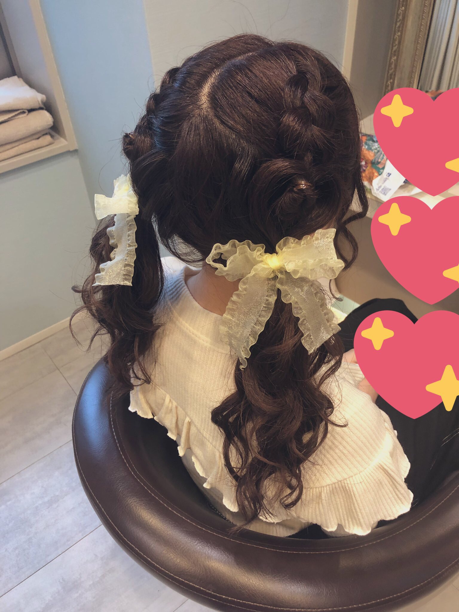 Satomi へあめいく ハートツインテールとフリルリボンはほんとに人気ー ୨୧ ヘアメ リボン ツインテール 新宿ヘアメ 池袋ヘアメ Satomi へあめいく ハートツインテールとフリルリボンはほんとに人気ー ୨୧ ヘアメ リボン ツインテール 新宿ヘアメ 池袋ヘアメ