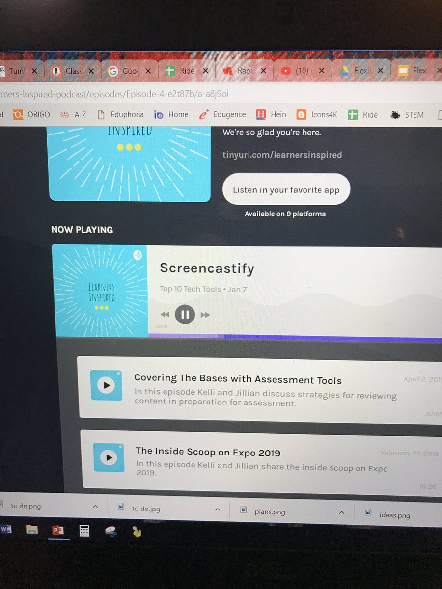 💕 the top 10 tech tools podcast <a href="/LearnerInspired/">learnersinspired</a> on Monday I would like to try screencastify <a href="/Brit_Horn_IT/">𝔹𝕣𝕚𝕥𝕥𝕒𝕟𝕪 ℍ𝕠𝕣𝕟</a>  <a href="/Kel_Sanders/">Kelli Sanders</a> <a href="/1274Jillian/">Jillian Phillips</a> thanks for the tips #LVbobcattech