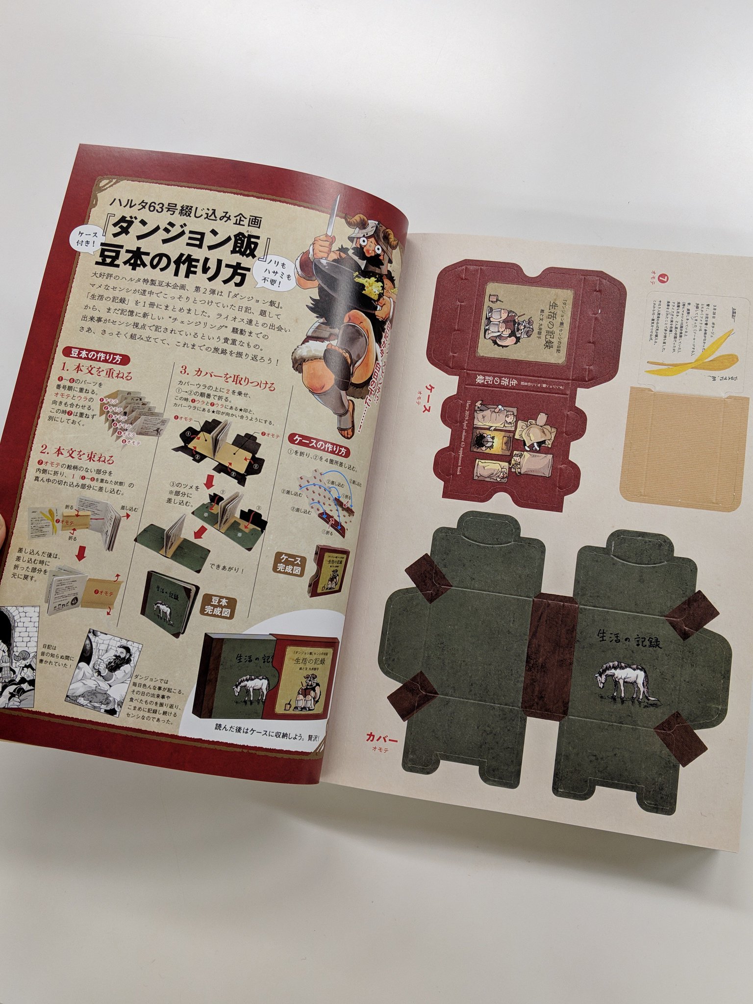 即納-96時間限定 デイドリームアワー4.5 ハルタvol63 ダンジョン飯豆本
