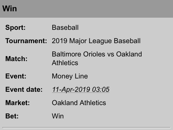 matthewnepgen's tweet image. 4/10 RECAP

#RaysUp ML -150✅
#BornToBaseball ML -143✅
#RootedInOakland ML -133✅
#ThisIsMyCrew ML -130❌

3-1 +$1117,85