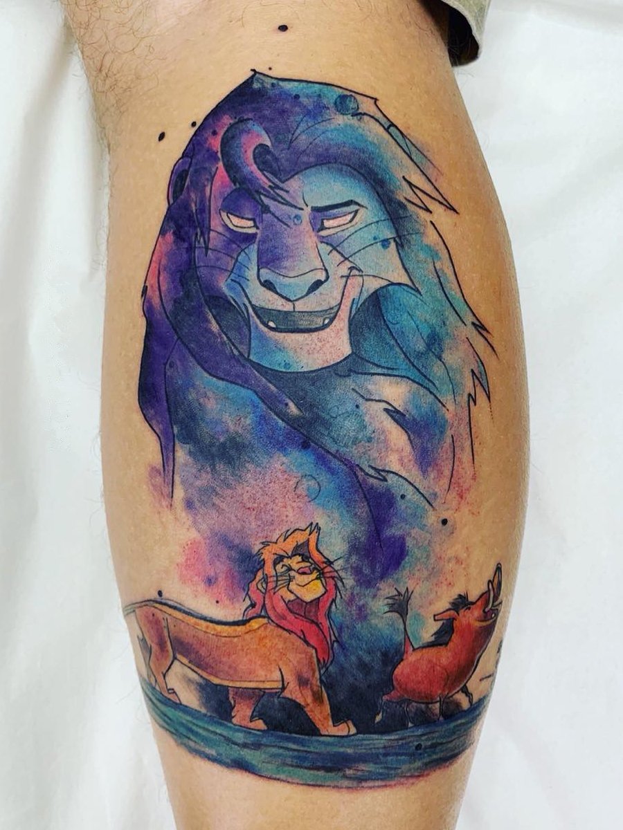 Tattoos based on The Lion King seem to be an enduring theme  Disney  Inspired  Heart
