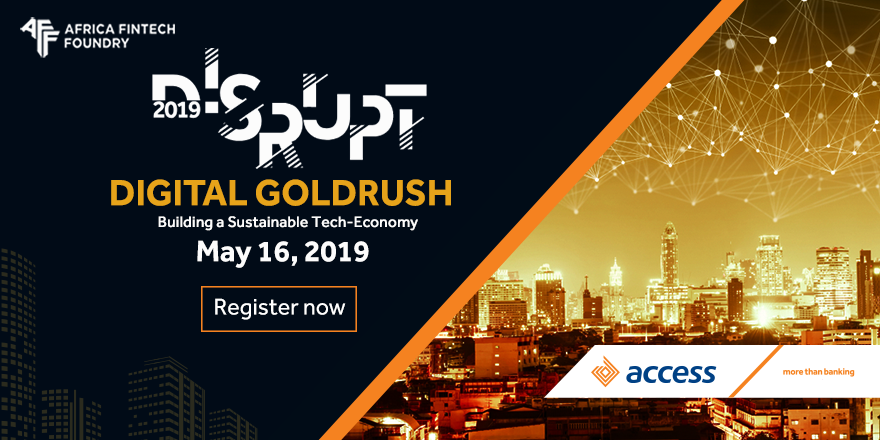 myaccessbank's tweet photo. AFF Disrupt - Biggest Digital Innovation Conference in West Africa. Register here: https://t.co/psECQIW7Pi https://t.co/NaN77Os9ml