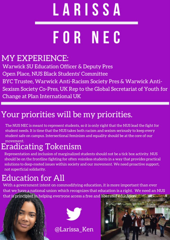 Vote @Larissa_Ken for Block! Here's why:

#NUSNC19 #NUSConference