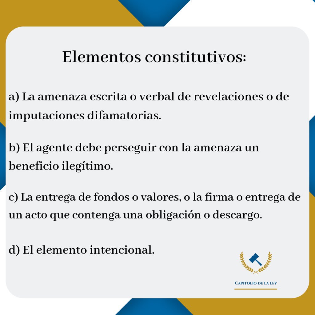 Capitoliodeley's tweet photo. ¿Conoces sobre el chantaje? 
#amenaza #entrega #fondos #ilegítimo https://t.co/jTfGCiuv3G