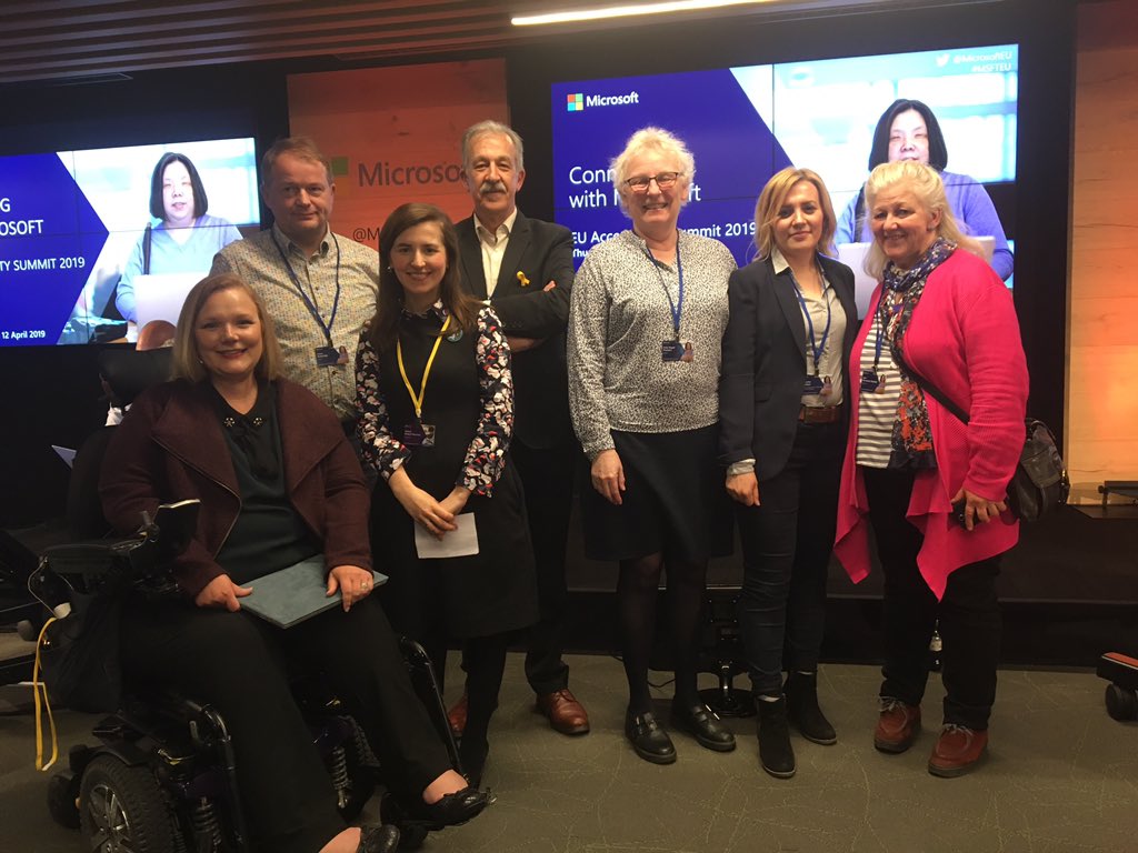 Part of the Platform members meet  <a href="/JessicAccess/">Jessica Rafuse</a> at #MSFTEU “what diversity we have gathered here”