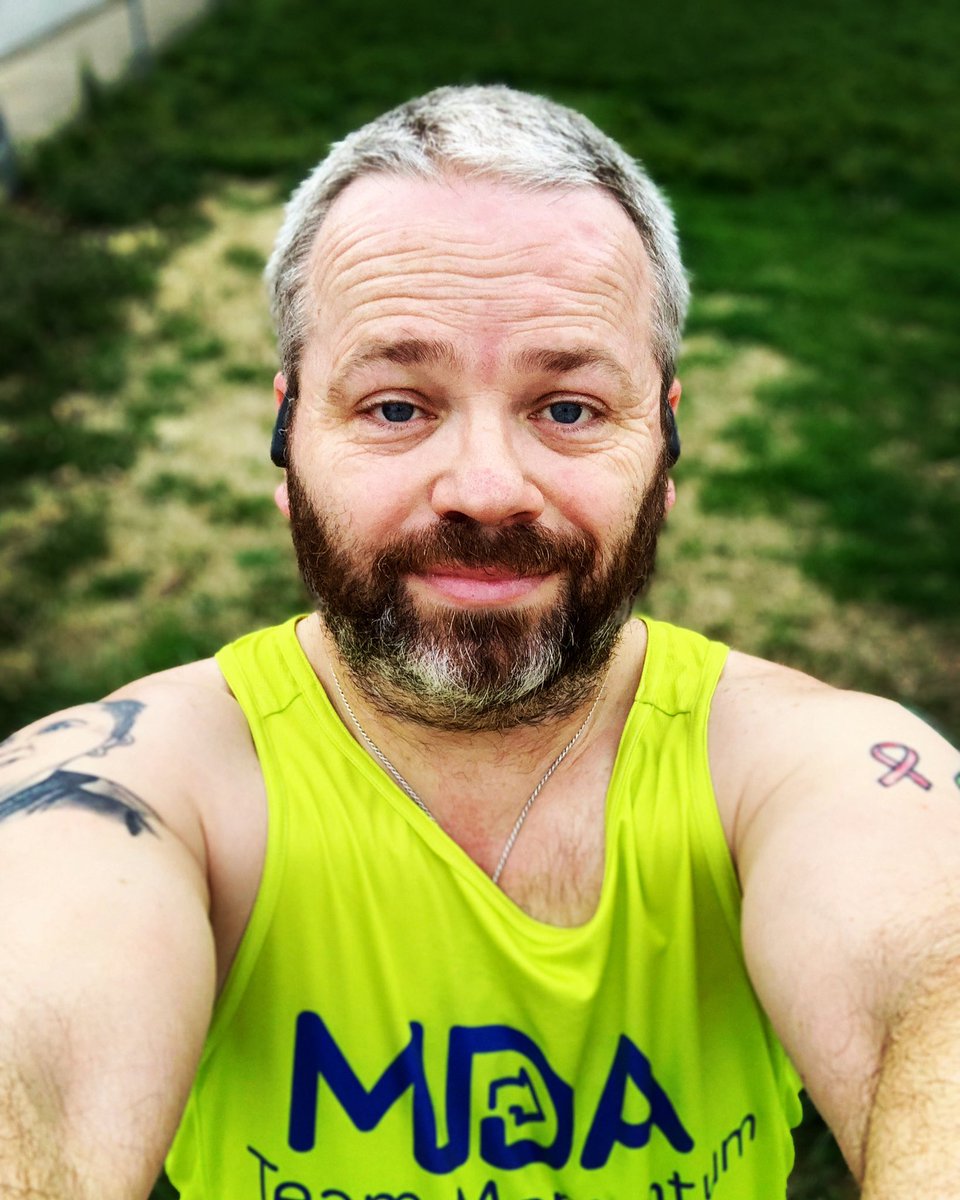 Mattophotog's tweet photo. Thursday morning run. #Humidity #Run4Brandon #CureDMD #OldGuy https://t.co/r689UP79YT