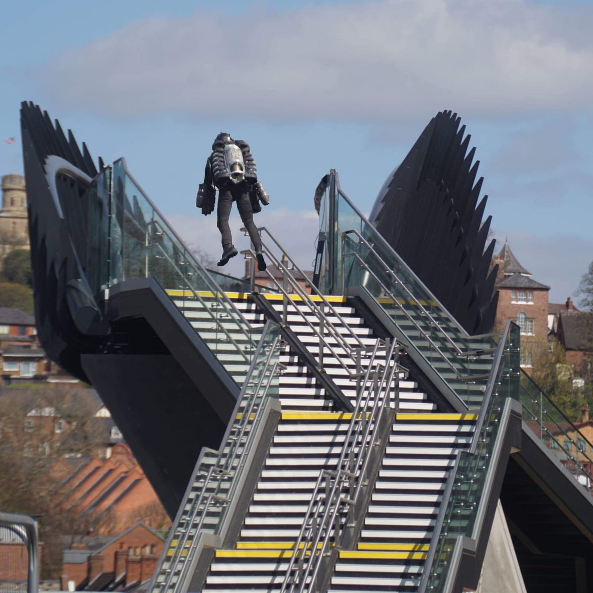 When there’s too many steps on the new bridge....