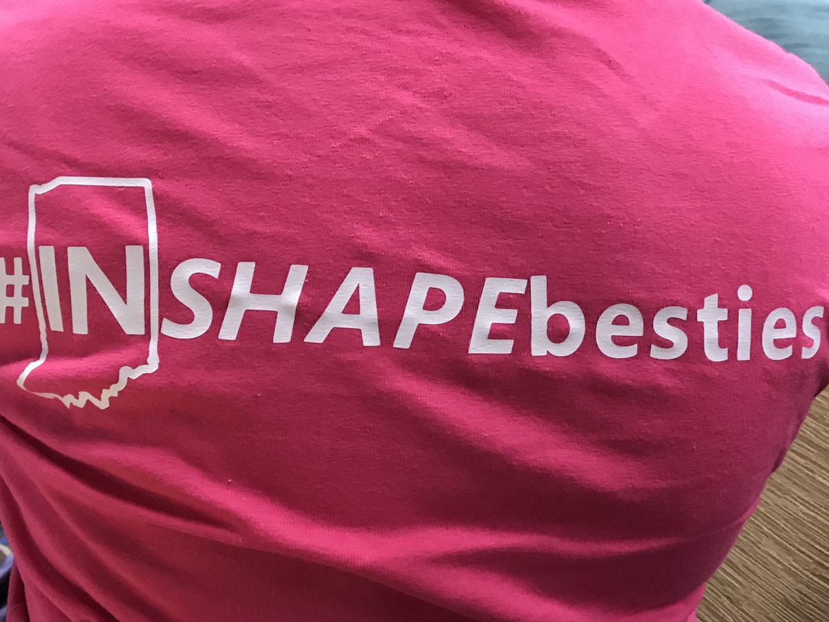 Attending <a href="/SHAPE_America/">SHAPE_America</a> and sad you don’t have a sendateacher.com #SHAPETampa t-shirt? Win one from the <a href="/IndianaSHAPE/">Indiana SHAPE</a> #INSHAPEbesties ! Post a selfie with each of the three of us (bonus entry for all 3 in same pic!) for an entry to win this shirt. See you soon!
