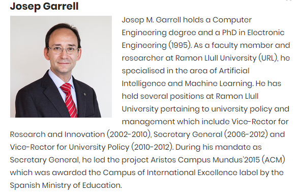 euatweets's tweet photo. #EUABoard2019 election results: Josep Garrell @JosepMGarrell, Rector of @uramonllull (Spain) has been elected EUA Board member and will serve from 2019 to 2023. Congratulations! @CrueUniversidad #EUA2019Paris https://t.co/jkwV7RrzVk