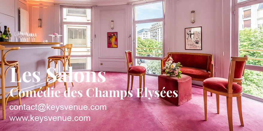 Chaleureux et donnant sur l’Avenue Montaigne, les deux salons et l’espace cocktail de la Comédie des Champs Elysées accueillent vos plus belles rencontres.
#Paris #MICE #corporateevents #events
keysvenue.com | contact@keysvenue.com