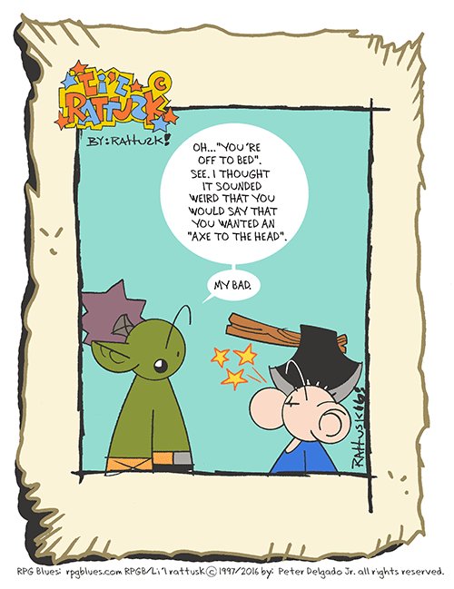 RPGBluesguy's tweet photo. It b dat #ThrowbackThursday  again 👍 #LittleRattusk #webcomics #dnd5e  #DnD https://t.co/3BCjEsVdRO
