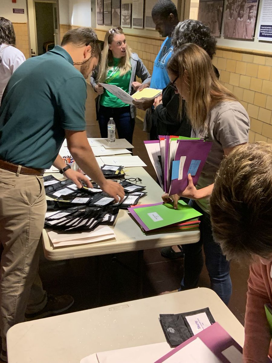 IMD_VDOE's tweet photo. Harrisonburg City School Staff getting ready for a one day middle and high mini-youth summit. They’re determined to empower their students with disabilities! #IMD @HCPSNews https://t.co/ttBN0rne6J