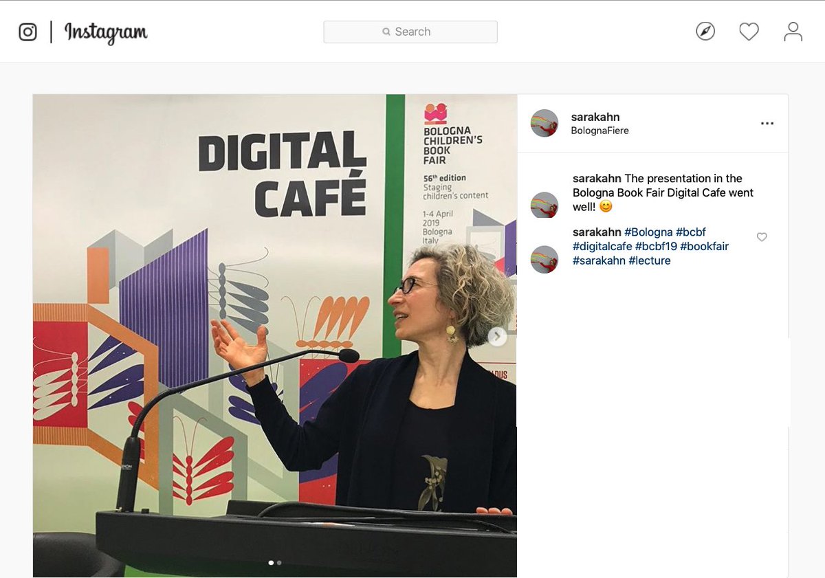 sarakahn's tweet image. My presentation in the Bologna Bookfair Digital Cafe was well received. To see parts of the presentation, please visit my youtube channel:
youtu.be/eukPqx03nwY