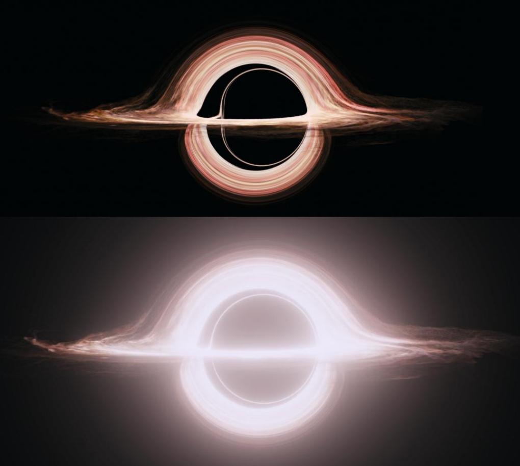 墨酢 インターステラー に登場するブラックホール ガルガンチュア は専用に開発されたプログラムdngrによるcgイメージで 劇中に登場するのは計算式から生み出されたそのままのイメージ 上 にレンズフレア効果を擬似的に発生させてimaxカメラで撮影した