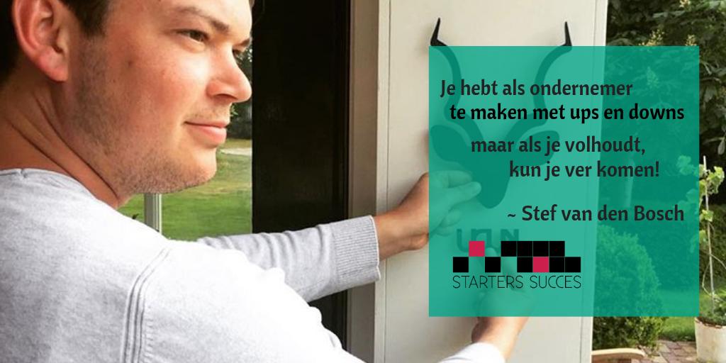'Eigenlijk wilde ik op jonge leeftijd al een eigen zaak starten,' vertelt Stef van den Bosch. Ik was altijd bezig met het verkopen 💸 van spullen. 1,5 jaar geleden werd ik gekoppeld aan coach Paul van Workum die me hielp Kudu op te zetten. 👉 buff.ly/2I5Pd5W