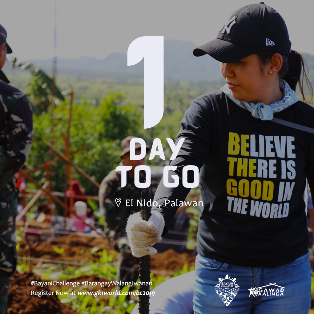 GawadKalingaHQ's tweet image. We are so pumped for all the exciting things we have planned for you. Do not miss the country's largest volunteering event this summer.
Show us some care by saying "YES" to the challenge. Register NOW at gk1world.com/bc2019.
#BayaniChallenge #BarangayWalangIwanan