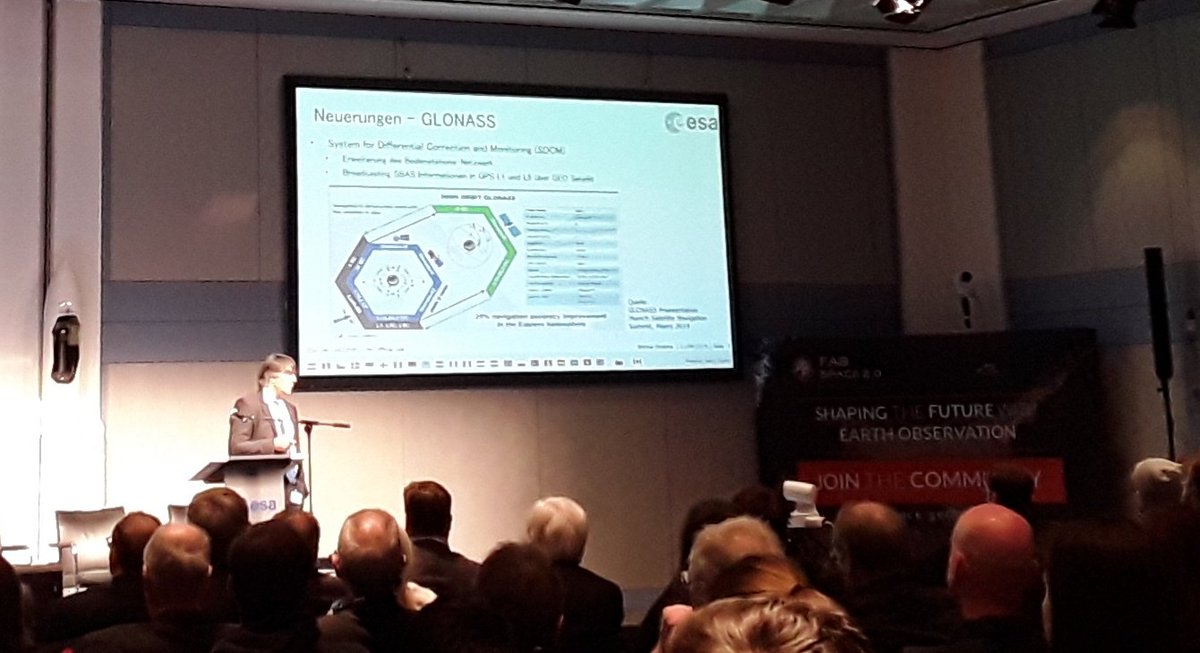 spaceventuresi's tweet photo. At #ESOC Global #Navigation meets #Geoinformation Conference learning about #gnss #gps3 #Galileo #glonass #beidou #qzss #EGNOS. Thanks to #ESA #cesah https://t.co/xusJSduN7w