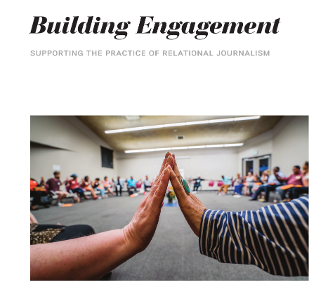 UOsojc's tweet photo. To rebuild trust, journalists need to relate to people as communities, not just โaudiences.โ @sojcagora & @EngageLab's new whitepaper, #BuildingEngagement, provides an evaluative tool journalists can use to refine engagement work. Available now, free โก๏ธ https://t.co/Q9JxrcMRms https://t.co/kStf4KJle9