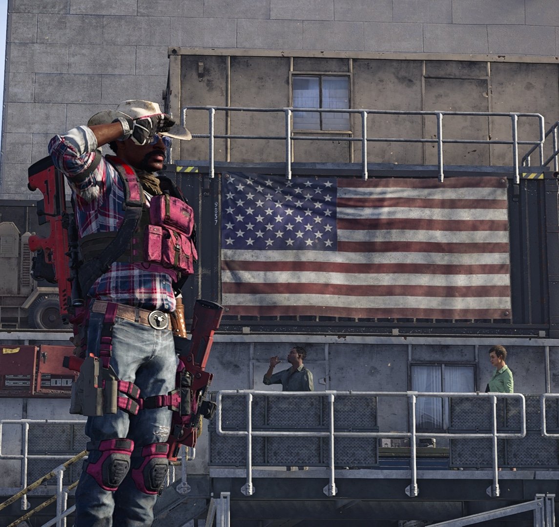 MatthewLindsay0's tweet photo. A patriot picture @TheDivisionGame @UkThedivision
#td2 #pc #pcgaming #photomode #firefight #fire #explosion #boom #twitchaffiliate #twitch #twitchfollow #twitchstream #twitchprime #thewhitehouse #baseofoperations #thedivision2 #america #flag #legs #random #photomode #l4l https://t.co/lRFK9jKvRD