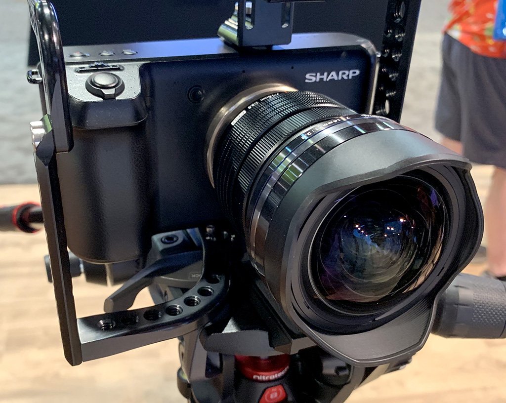 . @SharpBusiness surprises with 8K camera at @NABShow. ow.ly/7OPg30ooQSP #nabshow #nabshow2019