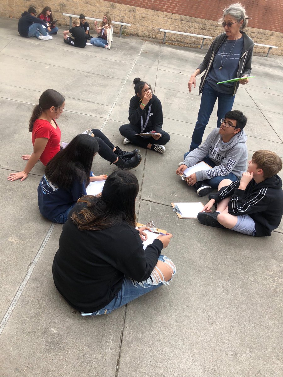 mcgcrowell's tweet photo. #Crowell’sclass
#BISDPride
#CISCougars
#poetrycircles
#Lifeisbetteroutside https://t.co/BzNvD8voHc