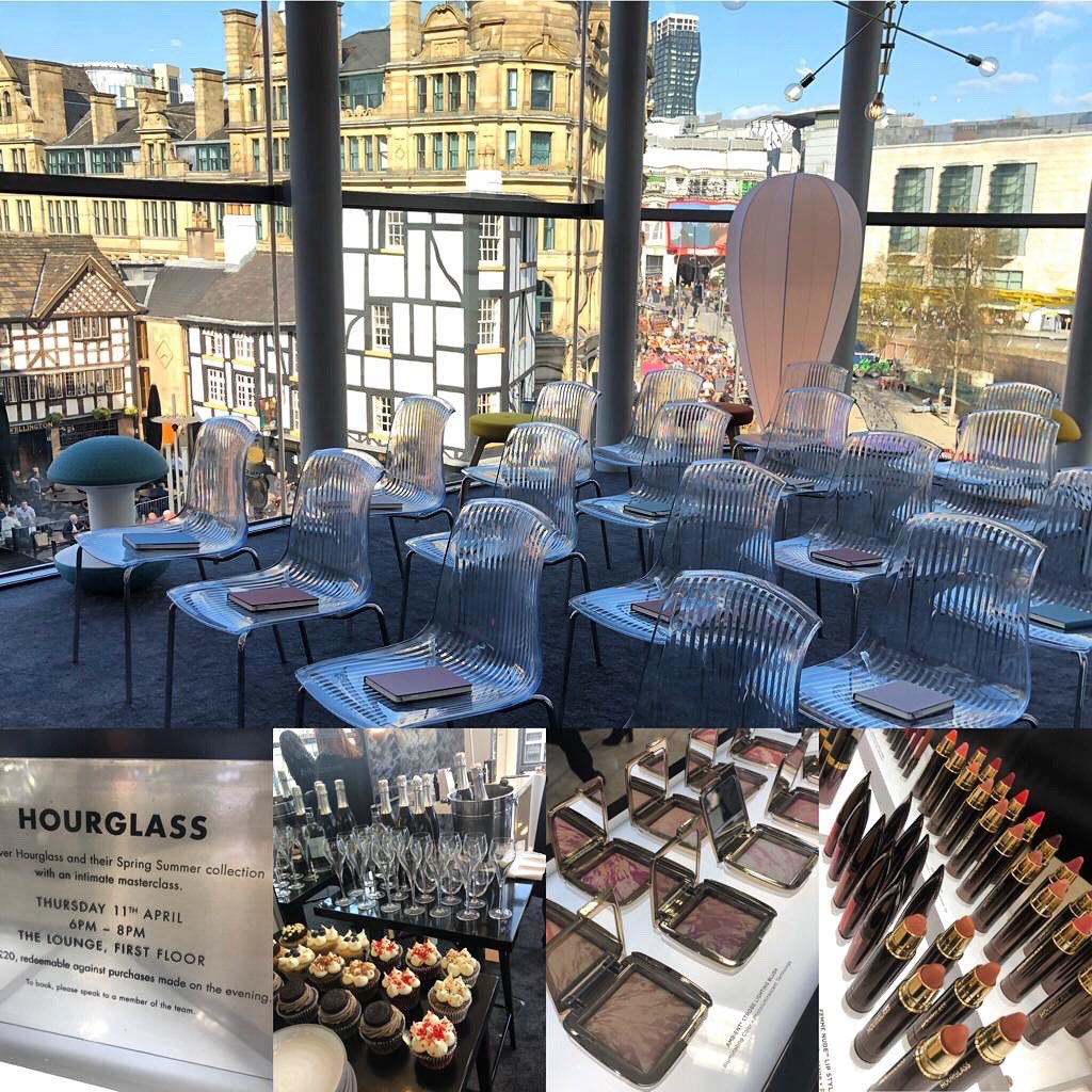 All set up for our event with <a href="/HourglassMakeup/">Hourglass Cosmetics</a> at <a href="/HarveyNichols/">Harvey Nichols</a> in Manchester with <a href="/humanscale/">Humanscale</a>