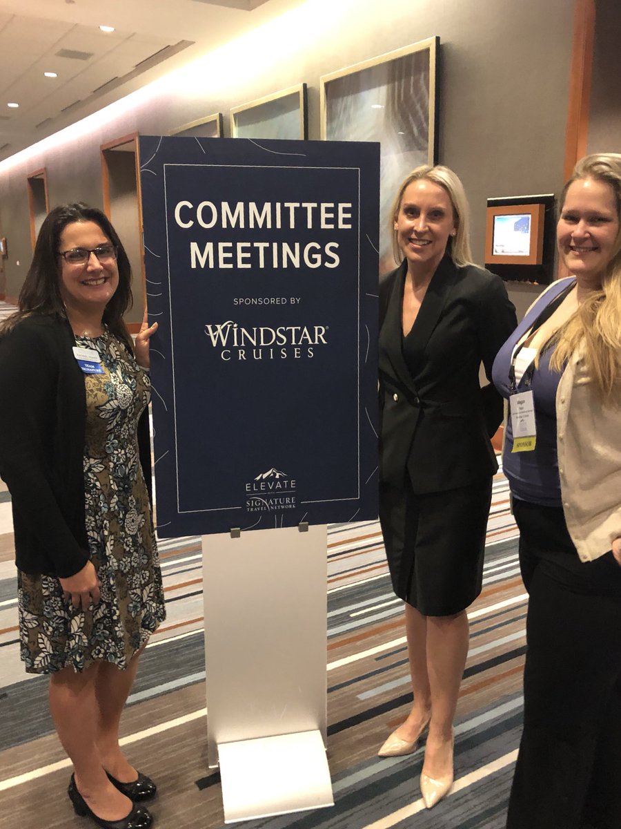 WindstarGM's tweet photo. So much fun to sponsor the @signaturetvlnet Committee meetings this week in #dallas #windstarcruises #cruise https://t.co/UEtQItd8jL