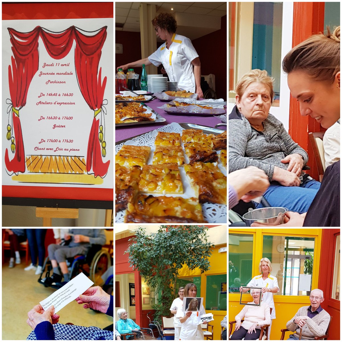 DoerlerBruno's tweet photo. Pour la journée mondiale #parkinson les équipes de @korian les Fauvettes ont organisé des ateliers ludiques autour des TNM,  partagés avec les amis de l'ehpad voisin. Bravo pour ces moments conviviaux et très pro, qui sensibilisent à une maladie qui touche 200 000 personnes. https://t.co/HueBY6UNLz