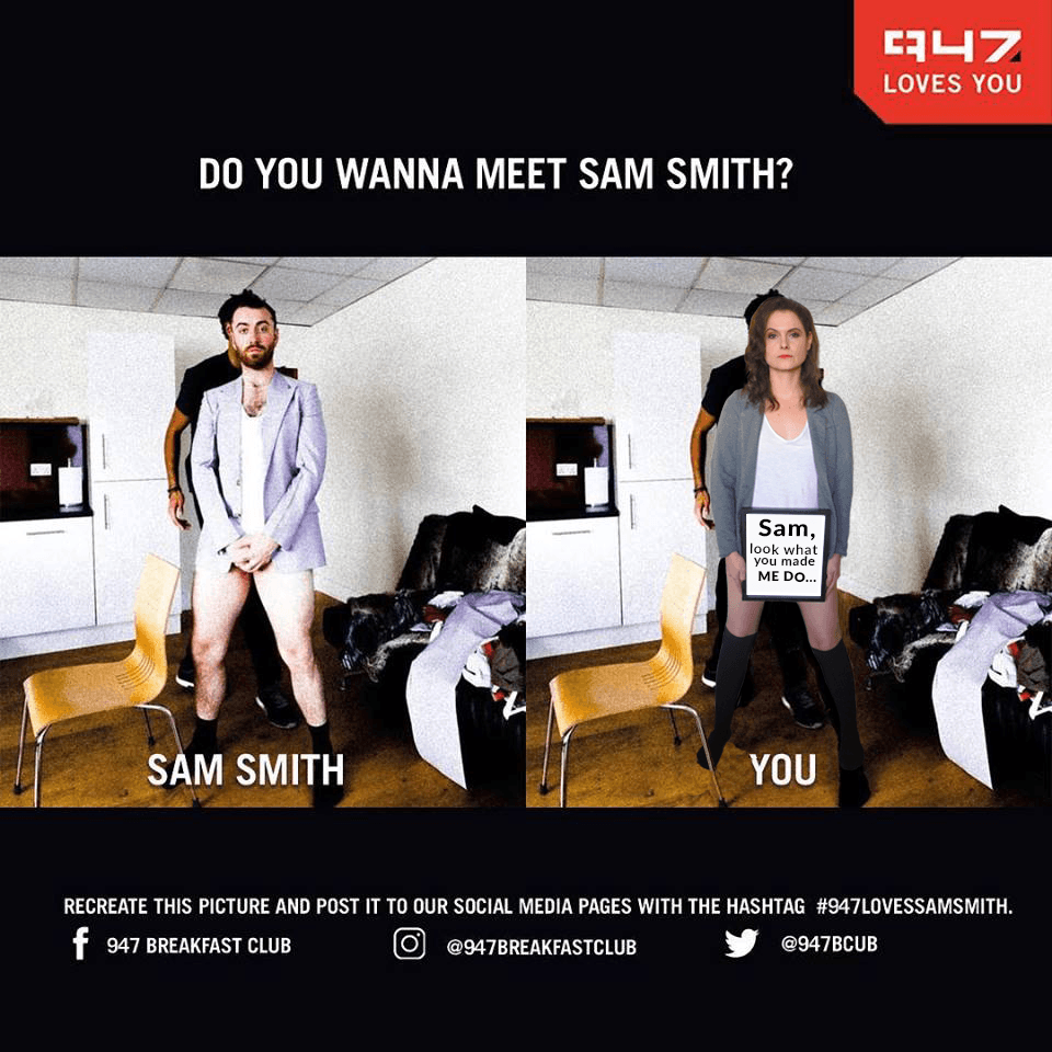 #947LovesSamSmith #SamSmith #947BreakfastClub