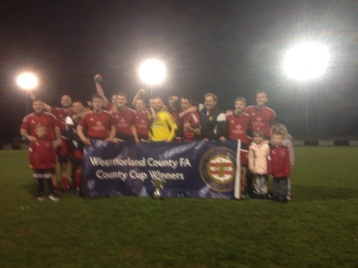 Ryan_pato9's tweet photo. Well wasn’t over best display of football last night but what a way to win and what a way to fight back as a team and that’s Cartmel are so strong great win 1 of many cups and this man deserves more @CartmelAFC @WestmorlandFA #cartmel #redmen #yellowmen #bluemen #family #dreams https://t.co/arUDPZI8fp
