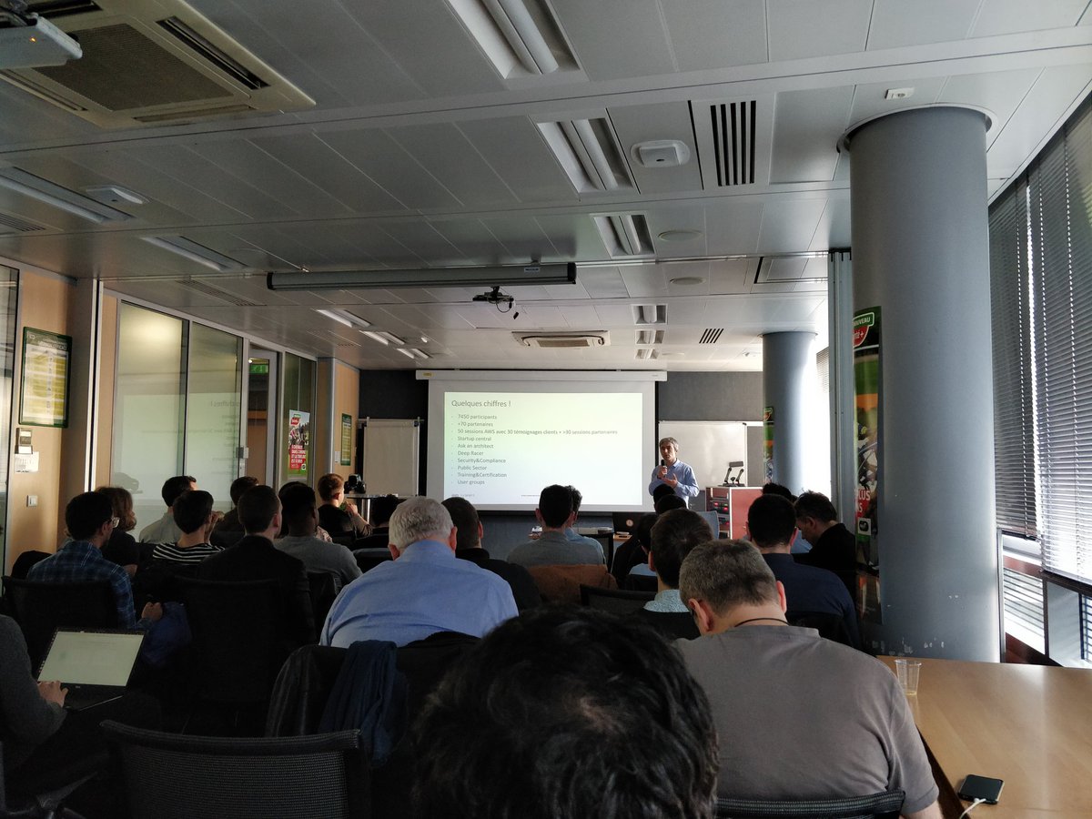 bastienluneteau's tweet photo. Meetup @awsugfr @AWSFrance ce soir chez @pmu. Au sommaire : bilan du #AWSSummit, présentation de Deep Racer et retour d'expérience de #PMUTracking https://t.co/PuCgSN4tz0