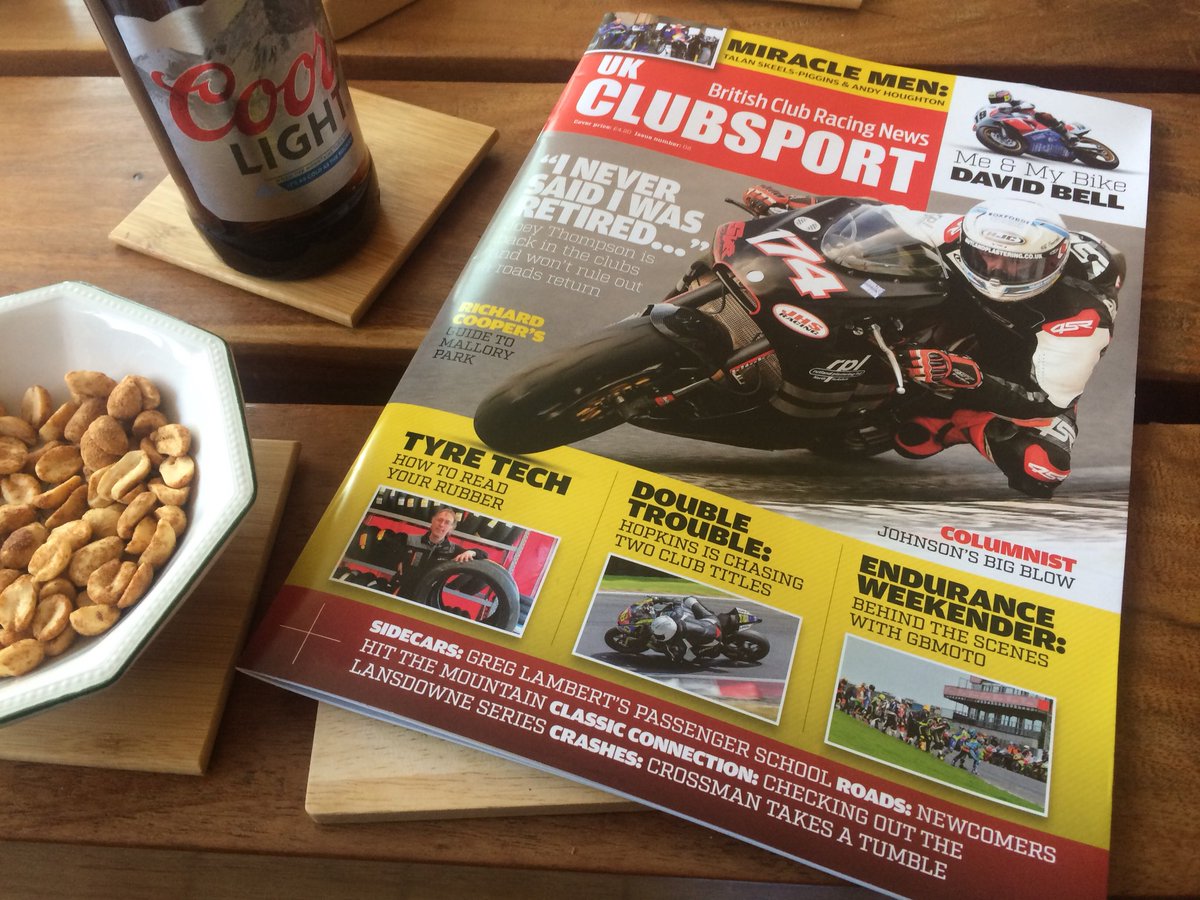 TeamSeventyOne's tweet photo. Blimey, that month went quick! @UKClubSport ...this is becoming a nice habit #beer #snacks and a #damngood #read π #greatmag https://t.co/zbEBNFPRy8