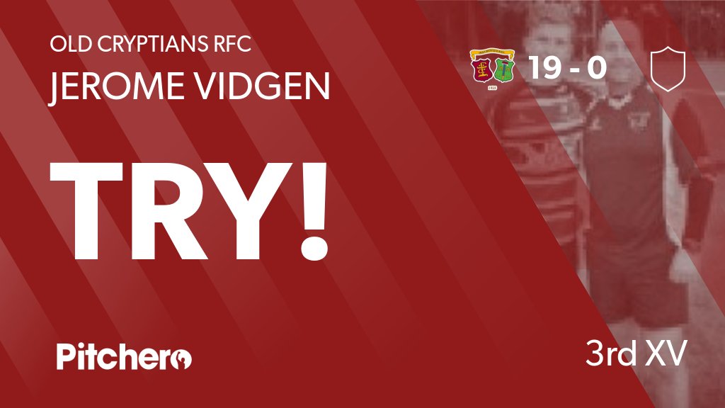 OldCryptiansRFC's tweet photo. 28': Jerome Vidgen scores for Old Cryptians 3 🙌
#OLDLON #Pitchero
https://t.co/70Bg7Gh679 https://t.co/y5dbKTTc6Q