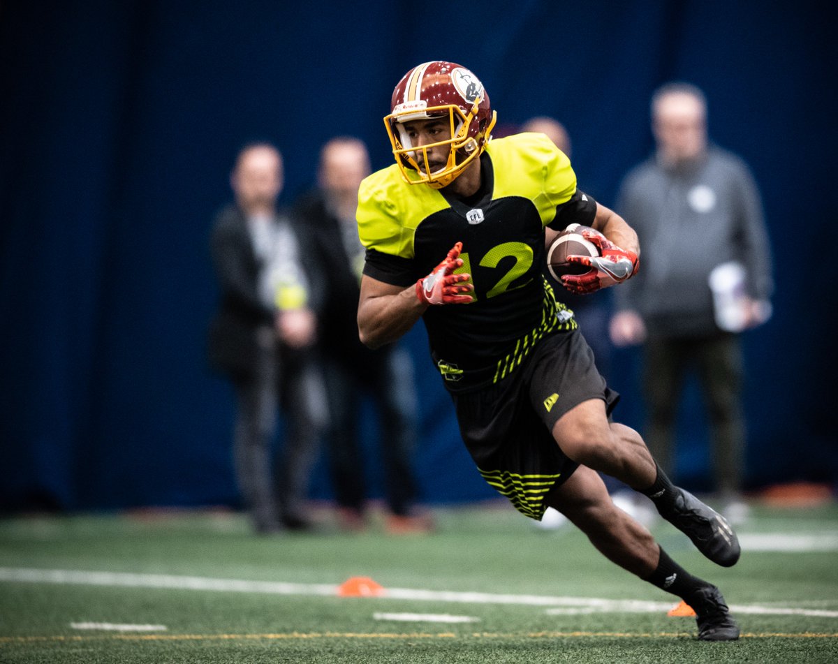 REDBLACKS's tweet photo. With the 8th pick in the European @CFL Draft, we've selected WR Jordan Bouah from 🇮🇹

#RNation https://t.co/RGyZaq8WtR