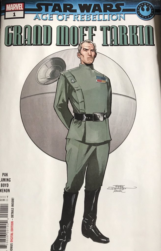 Grand Moff Tarkin 1 - I’ve been waiting for this for months, watching as Laming posted iterations of the panels. The story is great, but I’m all about the art, and it’s boss
#GregPak
#MarcLaming
#JordanBoyd
#NeerajMenon
#TravisLanham