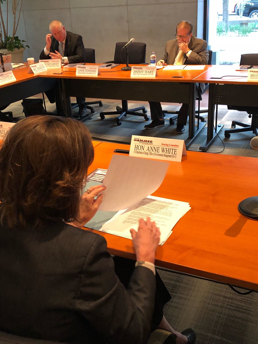 EMAssistantSec's tweet photo. Spoke today with the steering committee of the HAMMER organization. It was great hearing from the union leaders about the strong bond between labor &amp; EM. I am looking forward to continuing to strengthen these bonds. We all agree worker training is pivotal to the success of EM. https://t.co/qVkSdDj0Cj