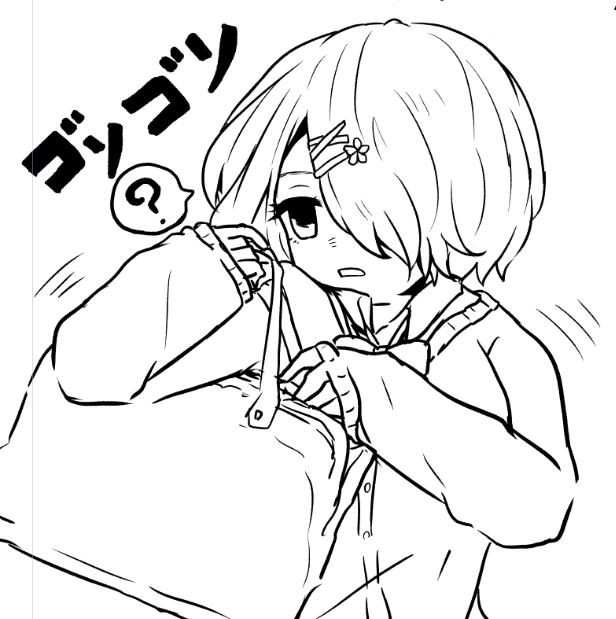 カバンをゴソゴソするあずきちゃん。
いい感じ!かわいい! 