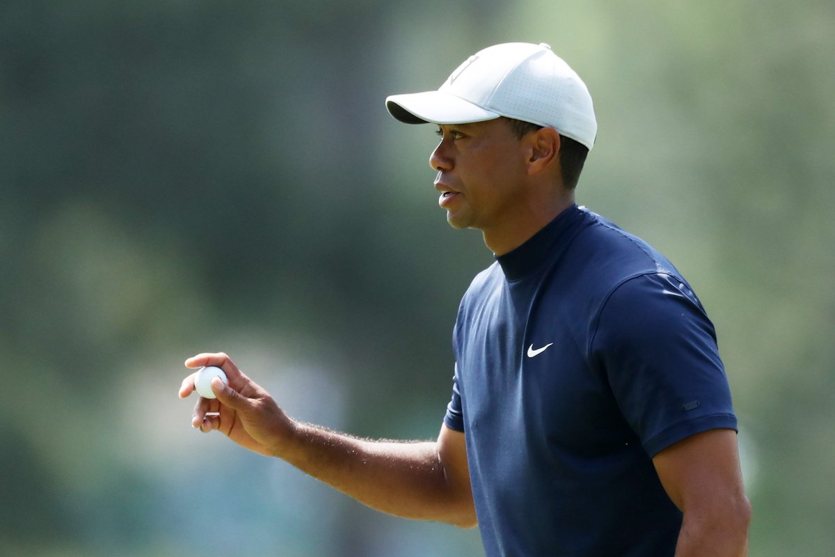 A front-9 35 for <a href="/TigerWoods/">Tiger Woods</a>.

He's T10 at #theMasters