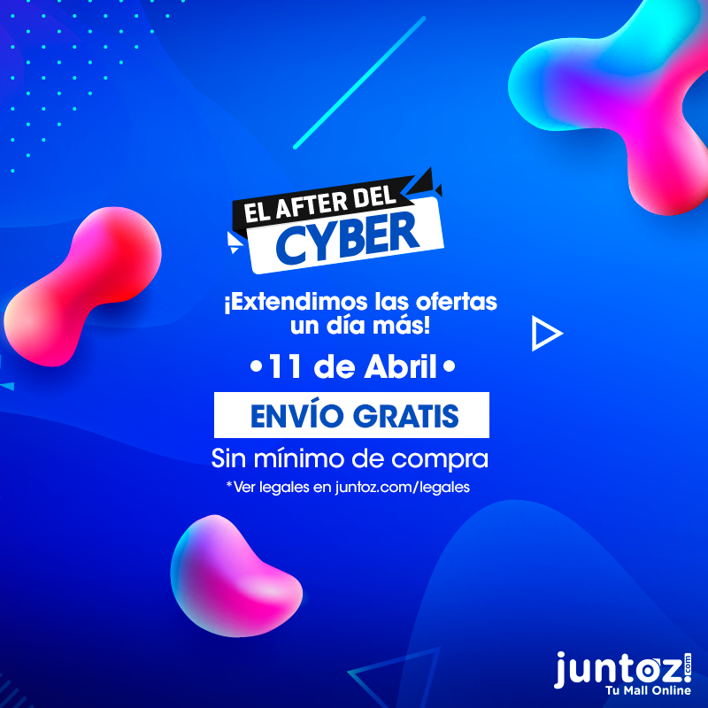 💻 ¡¡LO EXTENDIMOS!! 💻
Lo bueno dura poco pero siempre tiene un... #after 😜
¡Comenzó el #AfterDelCyber con ENVÍO GRATIS sin mínimo de compra! 💪🏽😎
Ingresa aquí 👉🏾 bit.ly/2Ic1mpV