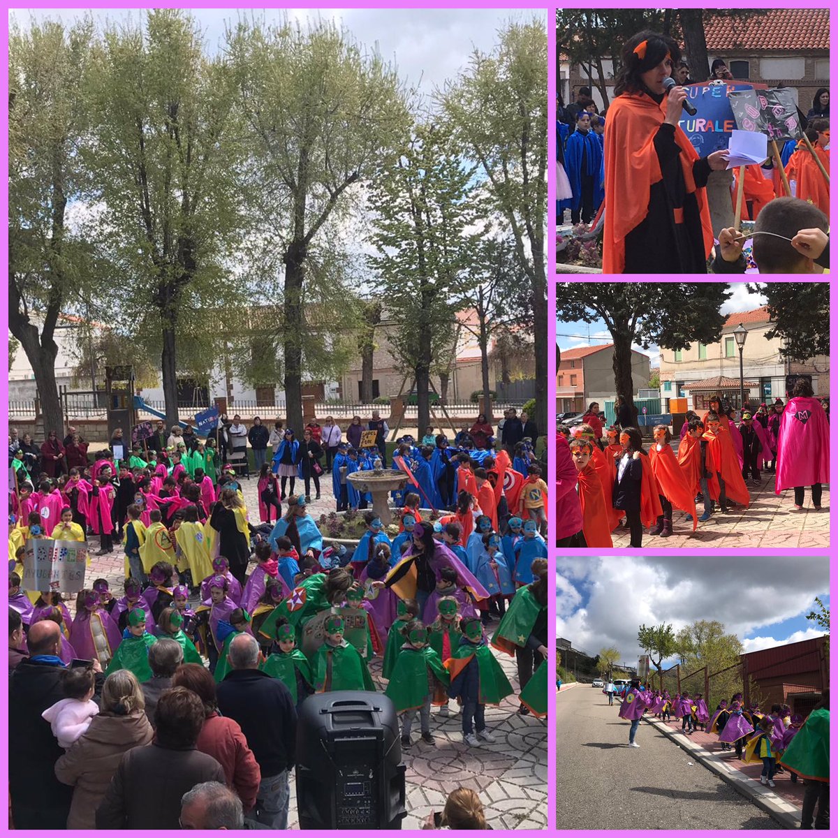 ceippiodelrio's tweet photo. Concluimos nuestra #prosocialweek de @ceippiodelrio con el ya tradicional desfile y baile final con todas las familias acompañándonos. #ErasmusK2 @cfievalladolid https://t.co/aVameY2GKs