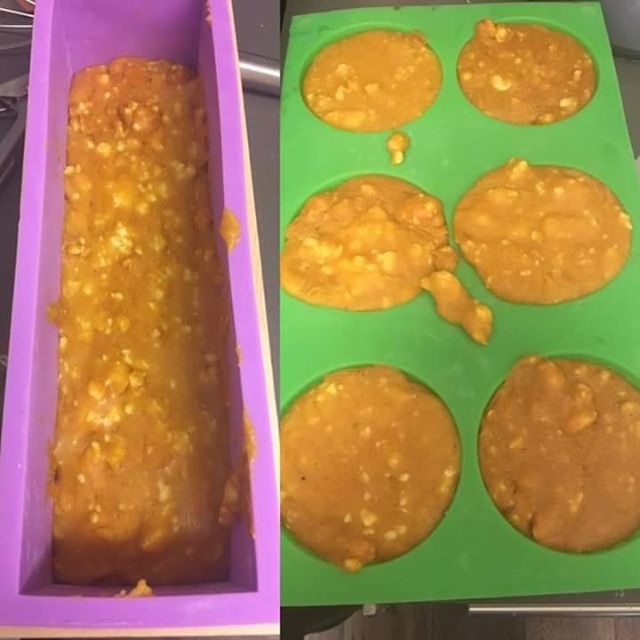 sleepingladysc's tweet photo. #tbt to my first rebatch soap.
Yikes. 😦
Rebatch soap is pieces of leftover soap scraps melted down and repurposed into new soap.
It's a great way to recycle and reuse soap.
Sometimes it doesn't always come out as beautiful as one would expect.
Ugly s… https://t.co/SZw4uwWfwQ https://t.co/lT7Ejsrega