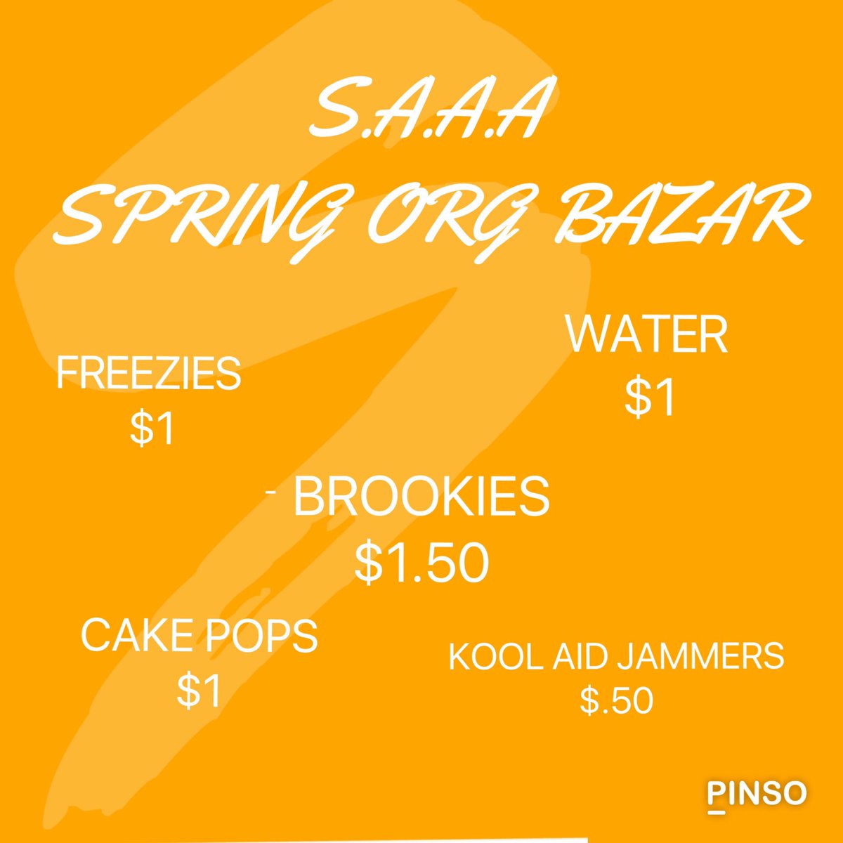 vsu_saa's tweet photo. Come one come all 🌍 try our tasty traveling treats at the org bazaar 🌏 #vsutravels https://t.co/eYvioRnPqp