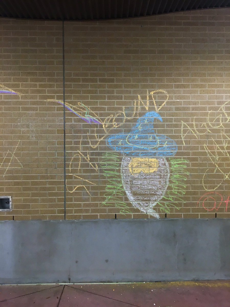 tamumagic's tweet photo. Are we magicians or artists.. 🤔 Look out for our chalking in the underpass by WCG/Kyle Field! https://t.co/lDrrtw8j9o