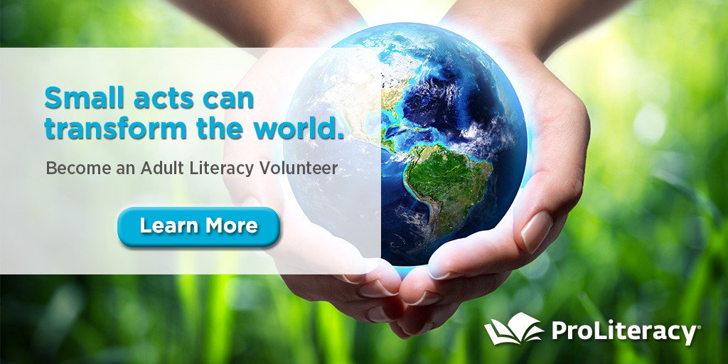 Passion and positivity are the only requirements to be an adult literacy volunteer! Learn more and become a volunteer at bit.ly/2CSe0r6. Comment below with any questions or thoughts on #volunteering. #Educate #Inspire #Teach #AdultEDU #Education #Volunteering