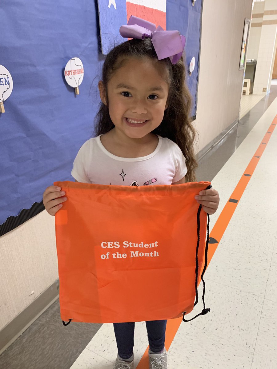 mrsfaske's tweet photo. This sweet girl is CES Student of the Month!!🎉🎉 https://t.co/EjNvUVf50E