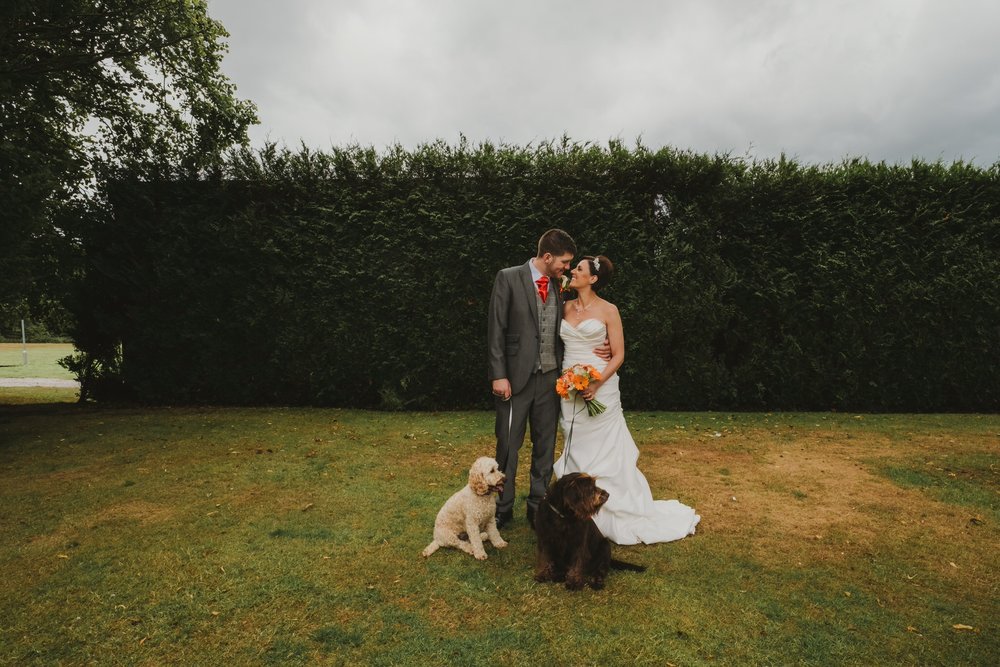 We know how special your dog can be! We welcome all dogs outside for an hour or so (as long as they're supervised) so they may be included in your #wedding photos! Photos by <a href="/photojoannarose/">Joanna Rose</a> <a href="/emiliemayphoto/">Emilie May Photo</a> &amp; Kate McCarthy Photography. <a href="/LancWeddings/">Say 'I do' in Lancashire</a> <a href="/LancWeddings/">Say 'I do' in Lancashire</a> #NationalPetDay